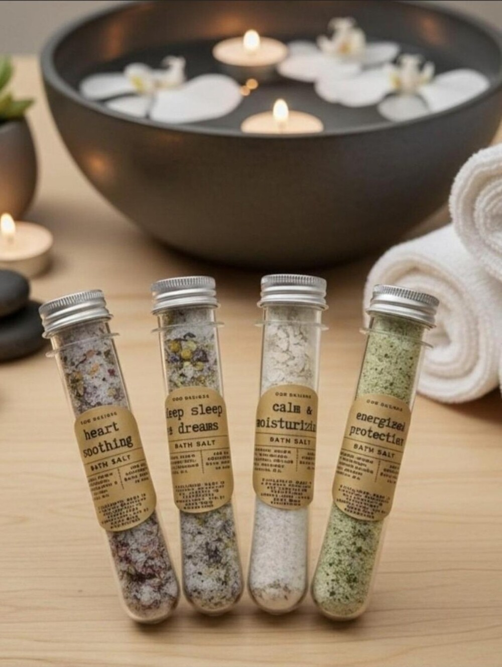 Test Tube Bath Salt Collection Of 4
